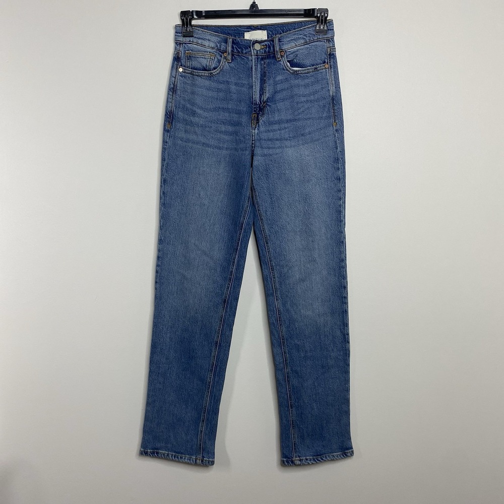 Habitual Reese High Rise Straight Leg‎ Jeans Women's Sz 4/27 (28X33) Medium Wash
